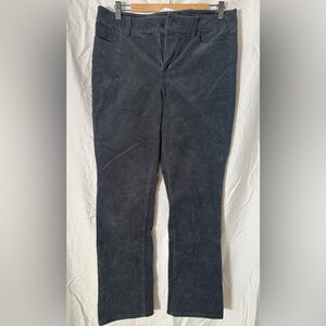 Talbots GRAY corduroy jean Pant heritage collection, size 12 Petite